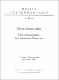 Johann Sebastian Bach 5 Instrumentalsätze Orchester Stimmen Set komplett (3.3.2.2.1) Johann Sebastian Bach 5 Instrumentalsätze Orchester Stimmen Set komplett (3.3.2.2.1)