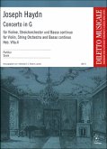 Concerto G-Dur Hob.VIIa4 für Violine und Streicher Partitur Concerto G-Dur Hob.VIIa4 für Violine und Streicher Partitur