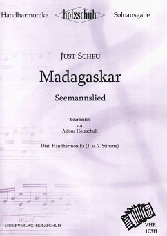 Cover Madagaskar Seemannslied für diatonische Handharmonika 1. und 2. Stimme