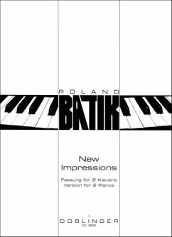 Cover New Impressions für 2 Klaviere Partitur und Stimmen
