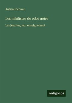 Cover Les nihilistes de robe noire