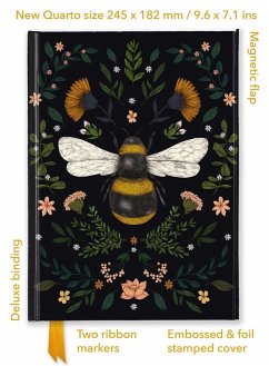 Jade Mosinski: Bee (Foiled Quarto Journal) - Flame Tree Publishing