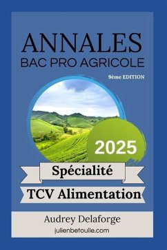 Cover Annales Bac Pro Agricole Technicien Conseil et Vente en Alimentation 2025