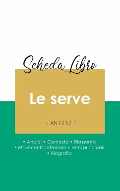 Cover Scheda libro Le serve di Jean Genet (analisi letteraria di riferimento e riassunto completo)