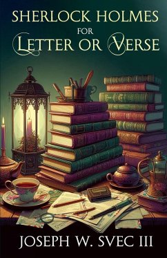 Cover Sherlock Holmes For Letter Or Verse