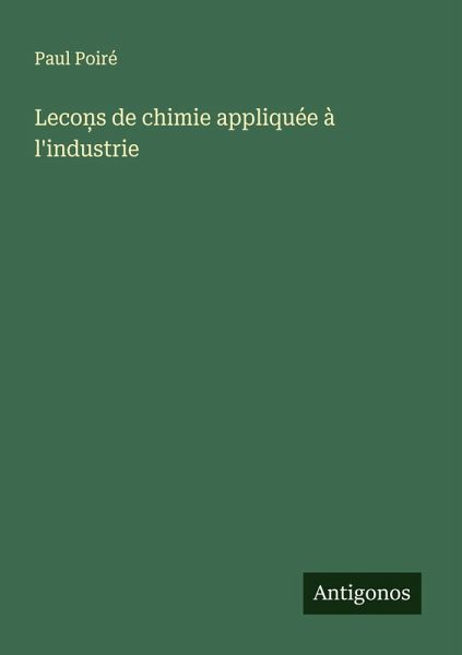 Leco¿s de chimie appliquée à l'industrie Leco¿s de chimie appliquée à l'industrie
