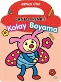 Cantali Renkli Kolay Boyama Kitap - Kirmizi Kitap