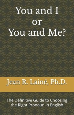 You and I or You and Me? - Lainé, Jean Robert