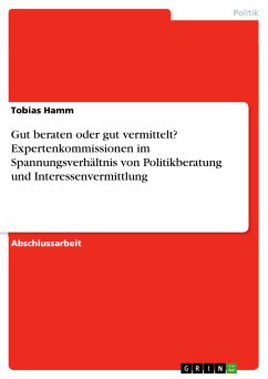 Gut beraten oder gut vermittelt? Expertenkommissionen im Spannungsverhältnis von Politikberatung und Interessenvermittlung (eBook, ePUB)