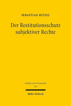 Cover Der Restitutionsschutz subjektiver Rechte (eBook, PDF)