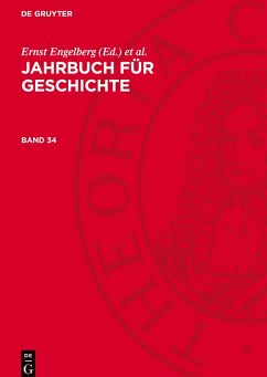 Cover Jahrbuch für Geschichte, Band 34, Jahrbuch für Geschichte Band 34