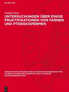 Cover Untersuchungen über einige Fruktifikationen von Farnen und Pteridospermen