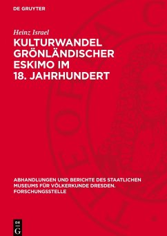 Cover Kulturwandel grönländischer Eskimo im 18. Jahrhundert