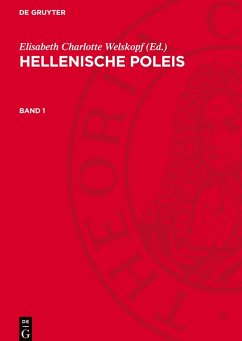 Cover Hellenische Poleis, Band 1, Hellenische Poleis Band 1