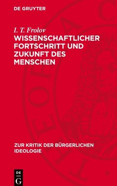 Cover Wissenschaftlicher Fortschritt und Zukunft des Menschen