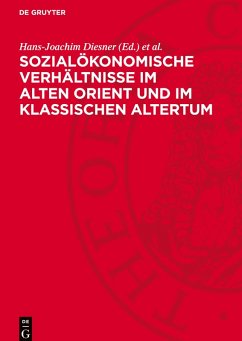 Cover Sozialökonomische Verhältnisse im Alten Orient und im klassischen Altertum