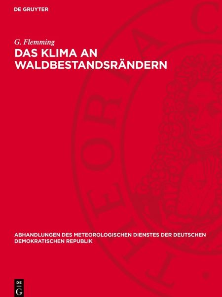 Das Klima an Waldbestandsrändern Das Klima an Waldbestandsrändern