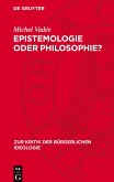 Epistemologie oder Philosophie?