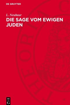 Cover Die Sage vom ewigen Juden
