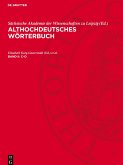 Althochdeutsches Wörterbuch, Band II, C-D