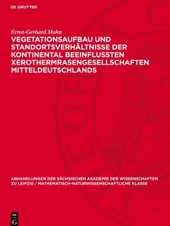 Cover Vegetationsaufbau und Standortsverhältnisse der kontinental beeinflußten Xerothermrasengesellschaften Mitteldeutschlands