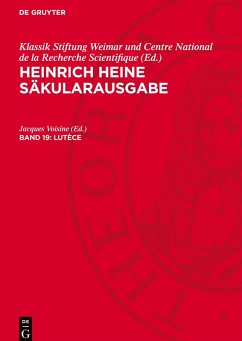 Cover Heinrich Heine Säkularausgabe, Band 19, Lutèce