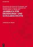 Jahrbuch für Erziehungs- und Schulgeschichte, Jahrgang 5/6, 1965/66