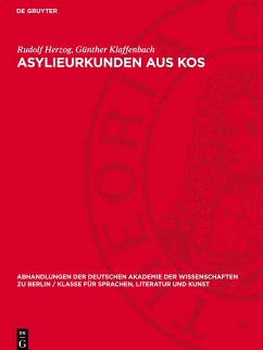 Cover Asylieurkunden aus Kos