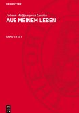 Aus meinem Leben, Band 1, Text