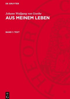 Cover Aus meinem Leben, Band 1, Text
