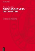 Griechische Vers-Inschriften, Band 1, Grab-Epigramme