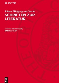 Cover Schriften zur Literatur, Band 2, Text