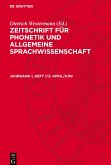 Zeitschrift für Phonetik und allgemeine Sprachwissenschaft, Jahrgang 1, Heft 1/2, April/Juni