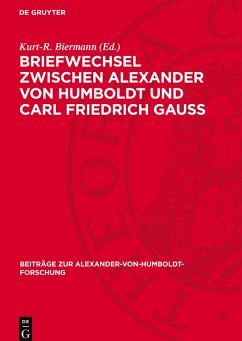 Cover Briefwechsel zwischen Alexander von Humboldt und Carl Friedrich Gauss