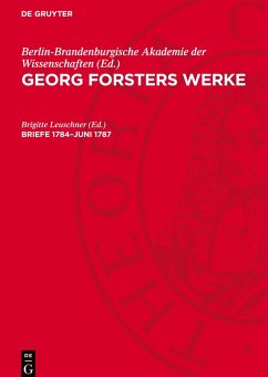 Cover Georg Forsters Werke, Briefe 1784-Juni 1787