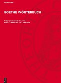 Goethe Wörterbuch, Band 1, Lieferung 1, A - abrufen