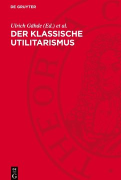 Cover Der klassische Utilitarismus
