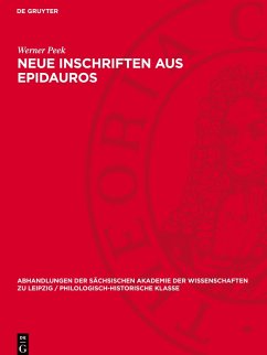 Cover Neue Inschriften aus Epidauros
