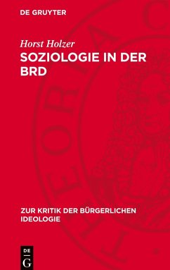 Cover Soziologie in der BRD