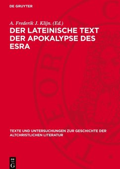 Der lateinische Text der Apokalypse des Esra