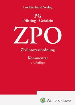 Cover ZPO - Kommentar