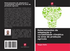 Cover Determinantes da adaptação à variabilidade climática na área de produção agrícola