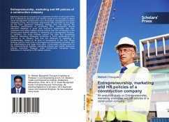 Cover Entrepreneurship, marketing and HR policies of a construction company