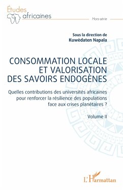 Cover Consommation locale et valorisation des savoirs endogènes
