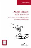 Annie Ernaux et la vie-écrite