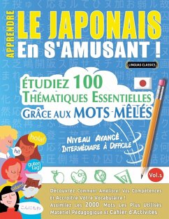 Cover APPRENDRE LE JAPONAIS EN S'AMUSANT - NIVEAU AVANCÉ