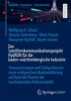 Cover Das Satellitenkommunikationsprojekt HydRON für die baden-württembergische Industrie