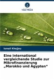 Eine international vergleichende Studie zur Mikrofinanzierung "Marokko und Ägypten" Eine international vergleichende Studie zur Mikrofinanzierung "Marokko und Ägypten"