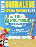 LEARN SINHALESE WHILE HAVING FUN! - FOR BEGINNERS