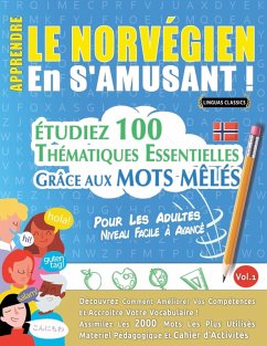 Cover APPRENDRE LE NORVÉGIEN EN S'AMUSANT - POUR LES ADULTES